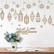 Window Stickers for Holi Month of Ramadan and Eid Al Fitr parties, Home Decoration in sprit of fastival