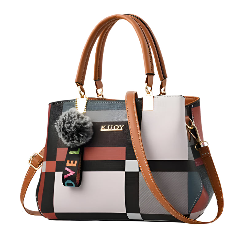 Women Bags Yogodlns Handbag Messenger Bags Plaid Shoulder Totes Bags