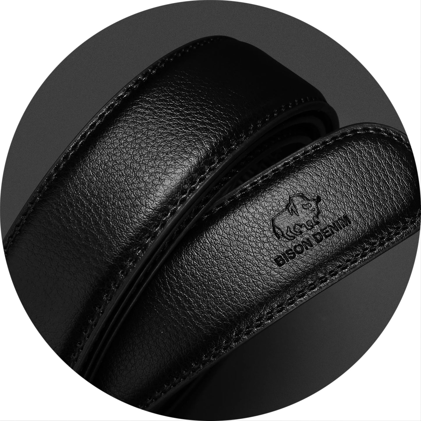 Men Genuine Leather Belt Metal Automatic Buckle Adjustment High Quality Adjustable Leather Belt