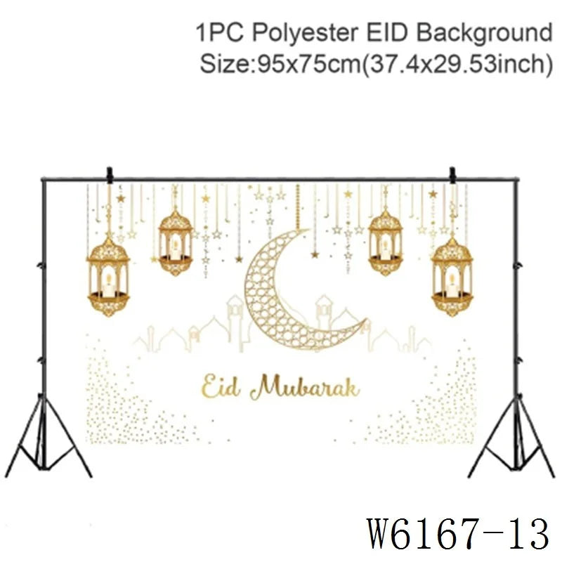 Eid Mubarak Tableware Set Ramadan Decoration For Home Eid Al Adha Ramadan Kareem Party Decor