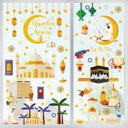 Window Stickers for Holi Month of Ramadan and Eid Al Fitr parties, Home Decoration in sprit of fastival