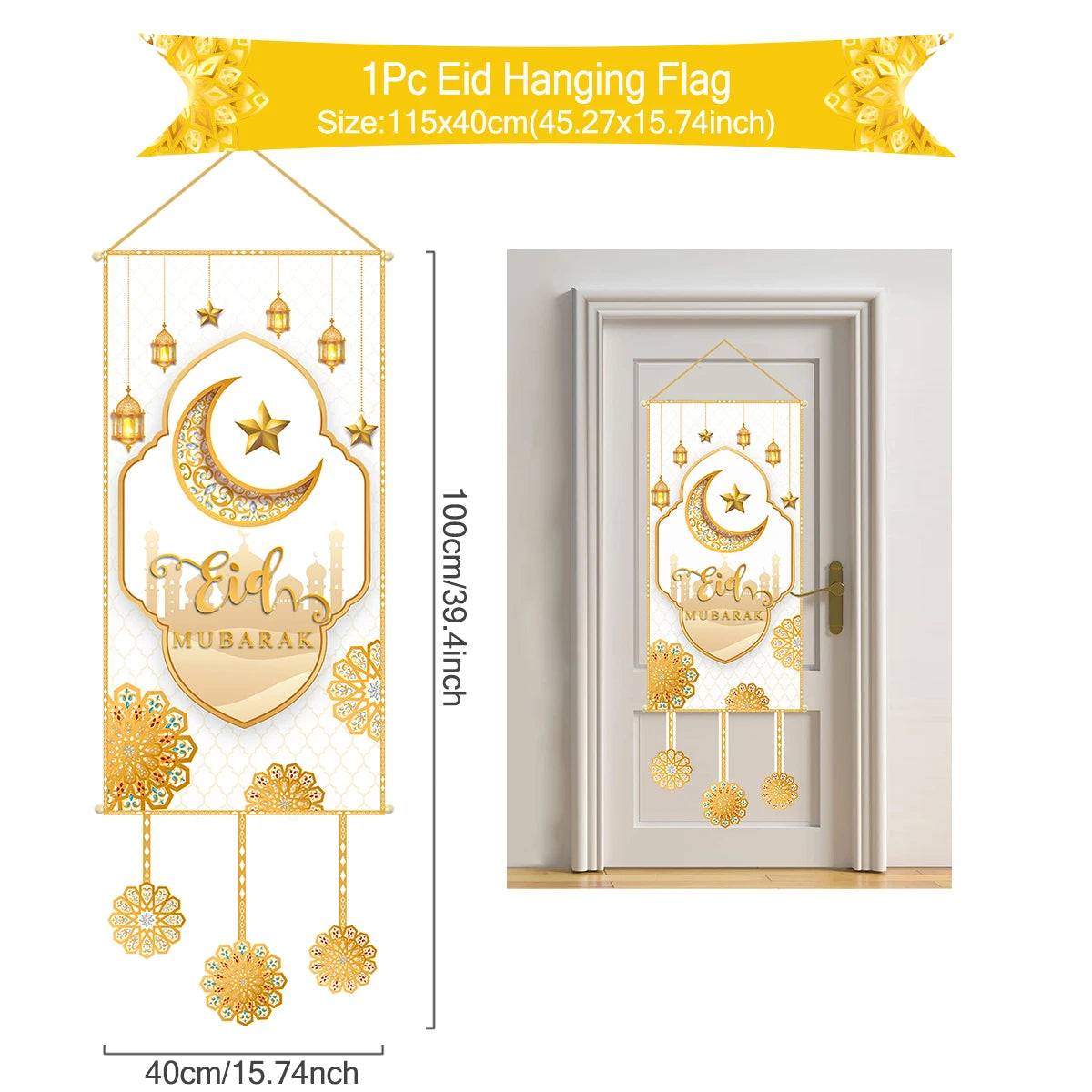 Eid Mubarak Tableware Set Ramadan Decoration For Home Eid Al Adha Ramadan Kareem Party Decor