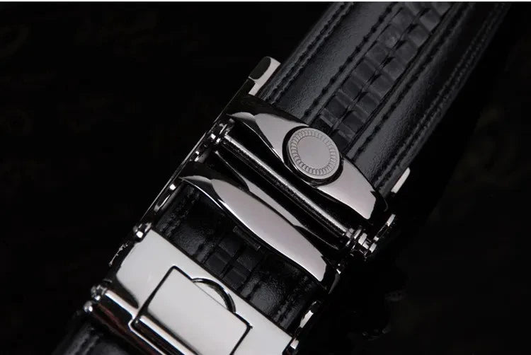 Men's Belts Quality Genuine Leather Belt For Men, Male Strap Automatic Buckle