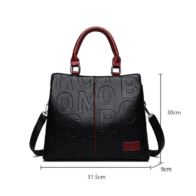 Women's Hand Bags PU Leather Casual Crossbody for Women Ladies Tote Handbag