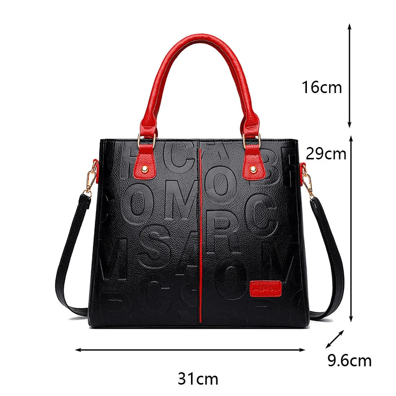 Women's Hand Bags PU Leather Casual Crossbody for Women Ladies Tote Handbag