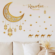Window Stickers for Holi Month of Ramadan and Eid Al Fitr parties, Home Decoration in sprit of fastival