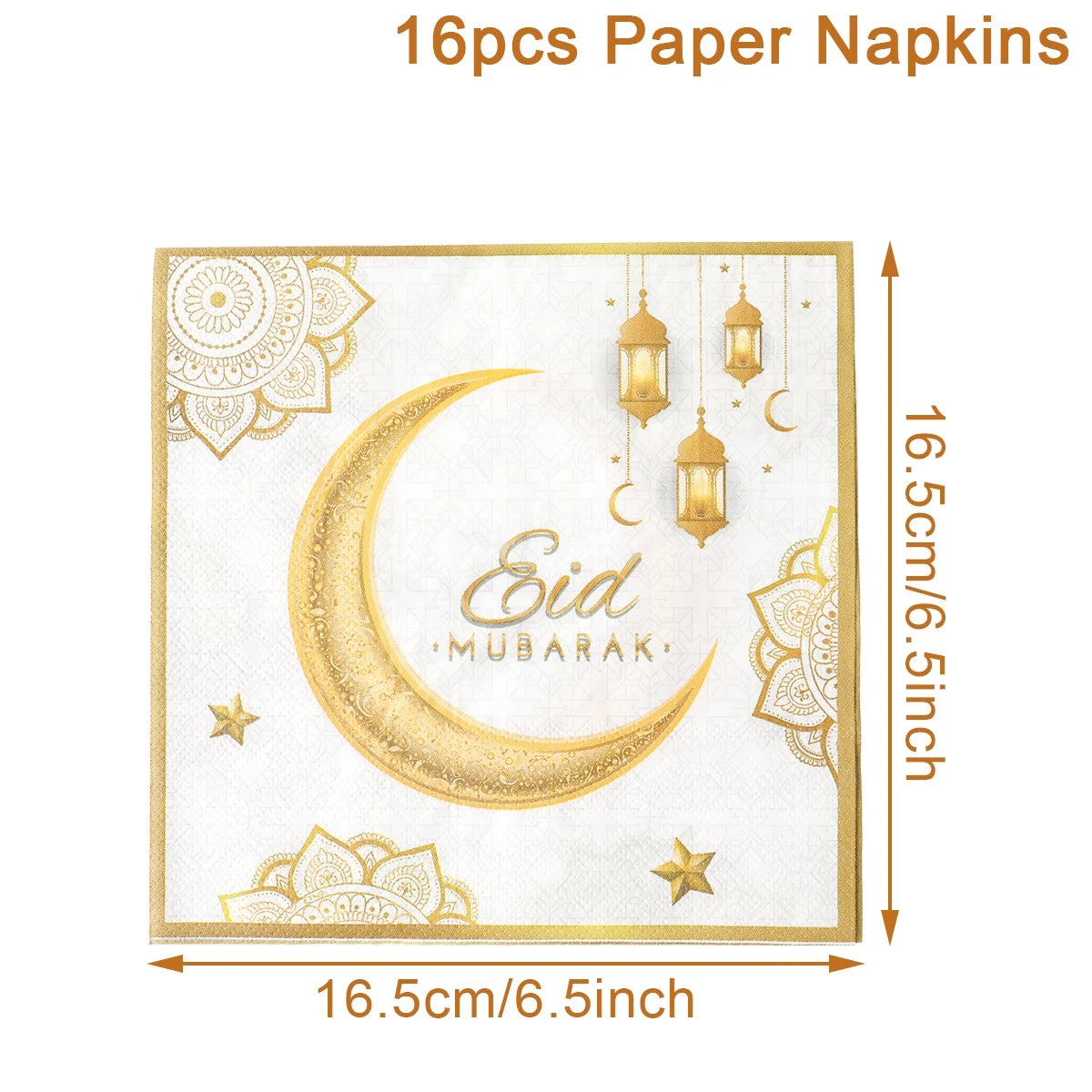 Eid Mubarak Tableware Set Ramadan Decoration For Home Eid Al Adha Ramadan Kareem Party Decor