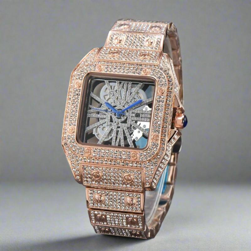 Women's Watch Golden and Silver Color Metal Strap with Diamond Fashion-Women Watches-Yes Yar FZE LLC-9 Style-Yes Yar FZE LLC