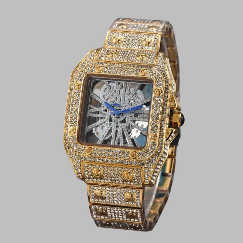 Women's Watch Golden and Silver Color Metal Strap with Diamond Fashion-Women Watches-Yes Yar FZE LLC-7 Style-Yes Yar FZE LLC