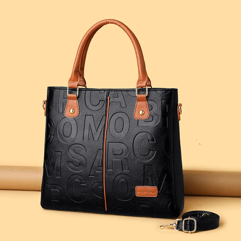 Women's Hand Bags PU Leather Casual Crossbody for Women Ladies Tote Handbag