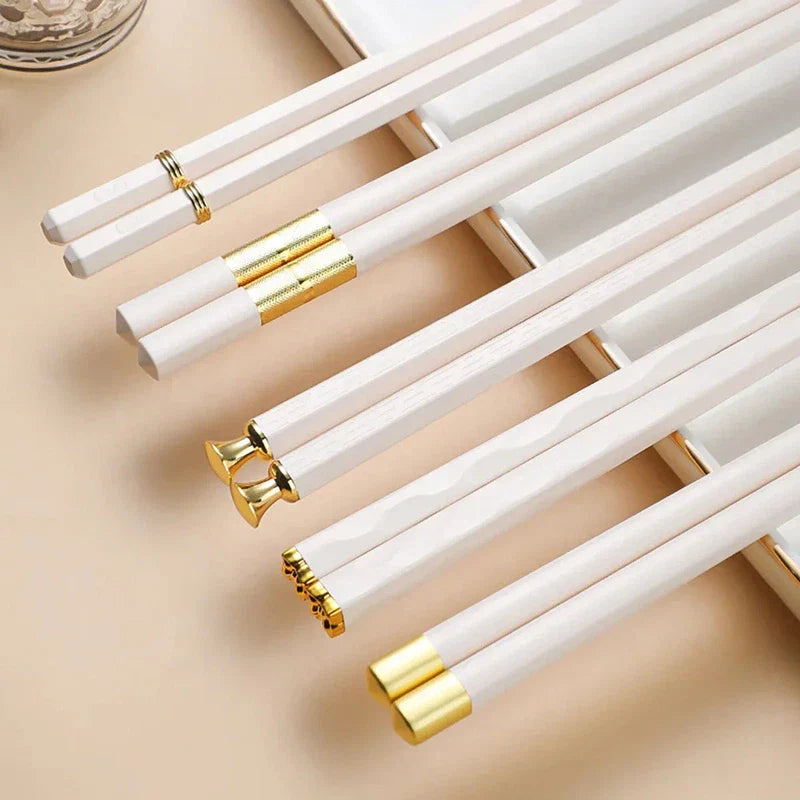 Chopsticks 5Pairs High Quality Non-Slip Home Hotel Restaurant Healthy Food Stick For Sushi Chopsticks