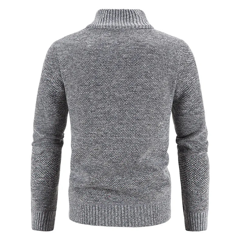 Men's Sweaters Jacket Winter Warm Cardigan Zipper Sweaters Jackets Men Slim Fit Knitted Sweater