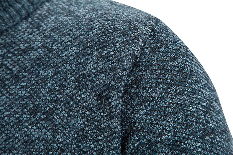 Men's Sweaters Jacket Winter Warm Cardigan Zipper Sweaters Jackets Men Slim Fit Knitted Sweater