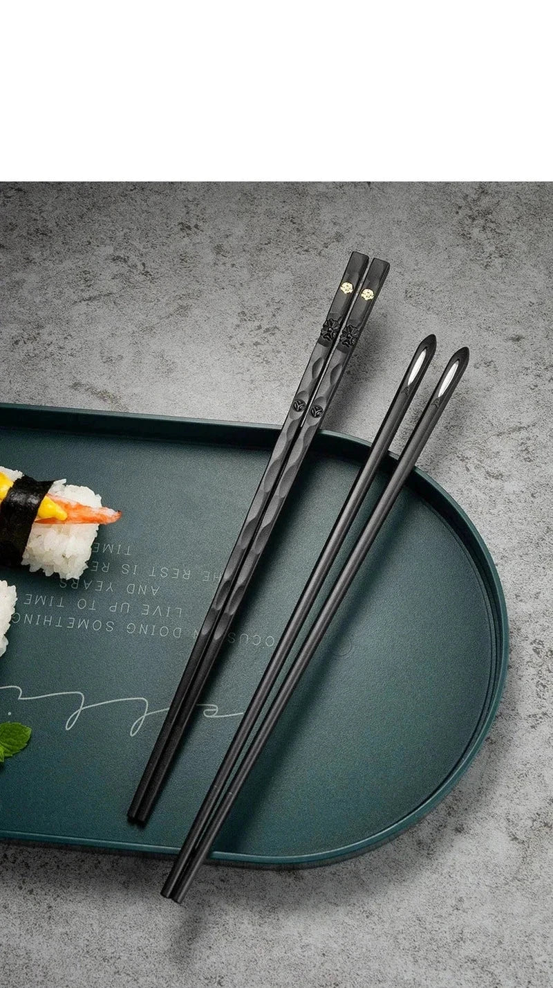 Chopsticks 5Pairs High Quality Non-Slip Home Hotel Restaurant Healthy Food Stick For Sushi Chopsticks