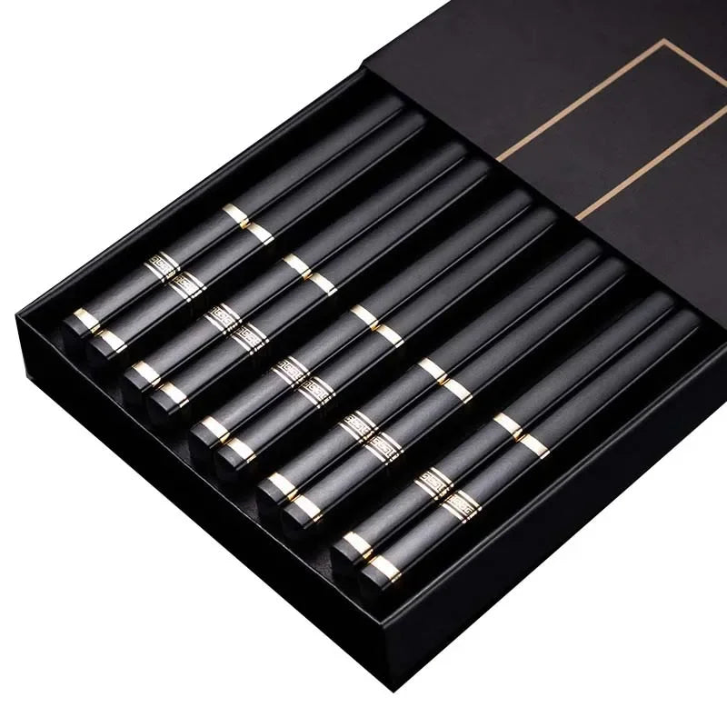 Chopsticks 5Pairs High Quality Non-Slip Home Hotel Restaurant Healthy Food Stick For Sushi Chopsticks