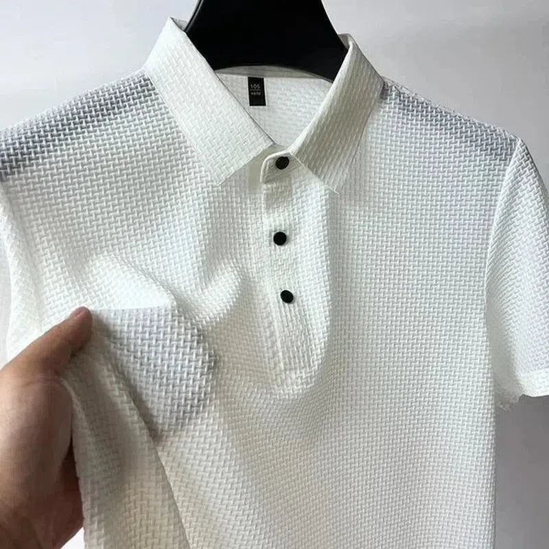 Men's Polo Shirt Short Sleeve High Quality Breathable Sweat-absorbing Polo shirt for Men