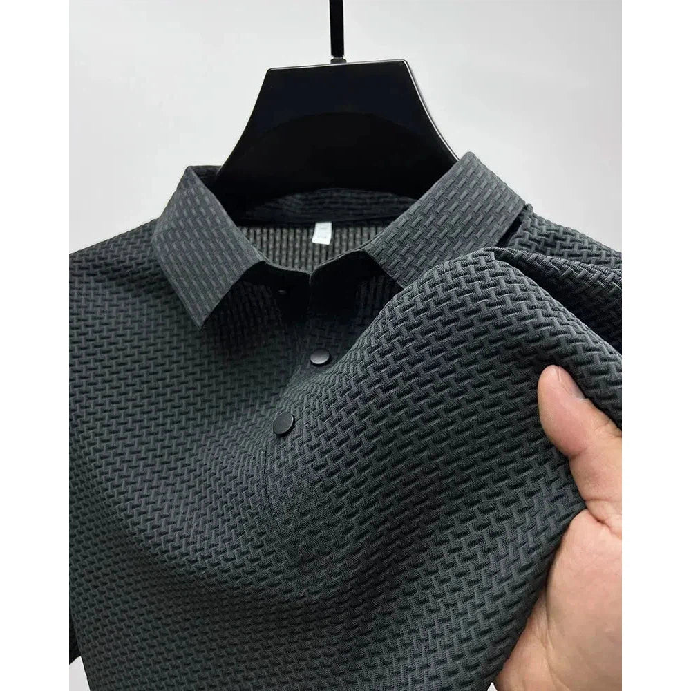 Men's Polo Shirt Short Sleeve High Quality Breathable Sweat-absorbing Polo shirt for Men