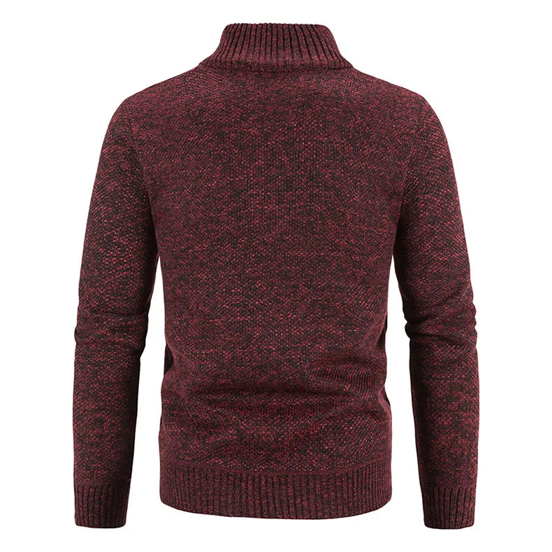 Men's Sweaters Jacket Winter Warm Cardigan Zipper Sweaters Jackets Men Slim Fit Knitted Sweater
