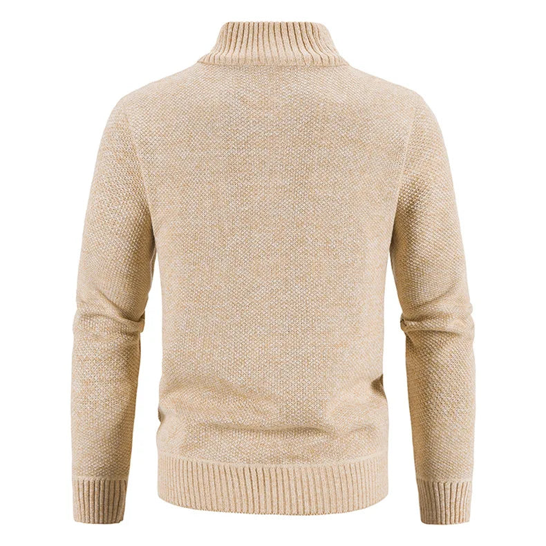 Men's Sweaters Jacket Winter Warm Cardigan Zipper Sweaters Jackets Men Slim Fit Knitted Sweater
