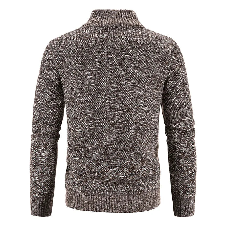 Men's Sweaters Jacket Winter Warm Cardigan Zipper Sweaters Jackets Men Slim Fit Knitted Sweater