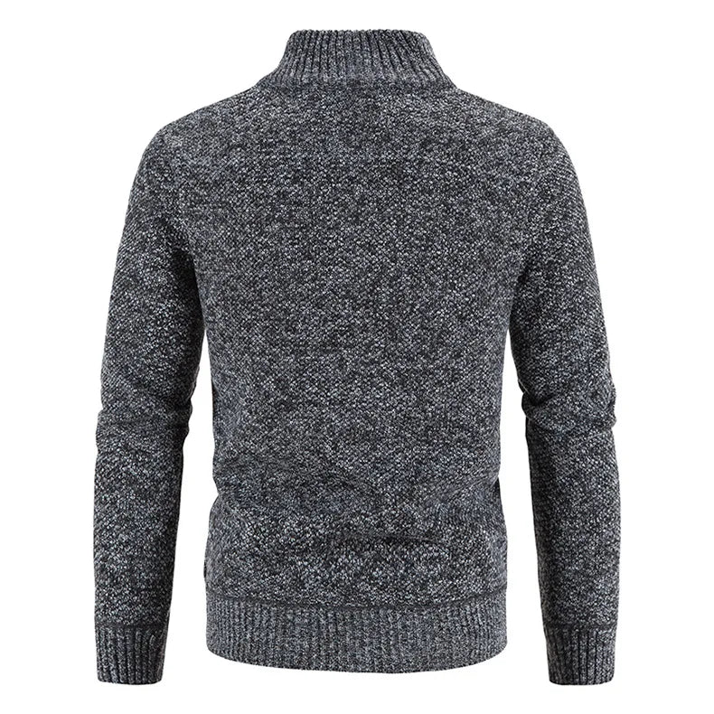 Men's Sweaters Jacket Winter Warm Cardigan Zipper Sweaters Jackets Men Slim Fit Knitted Sweater