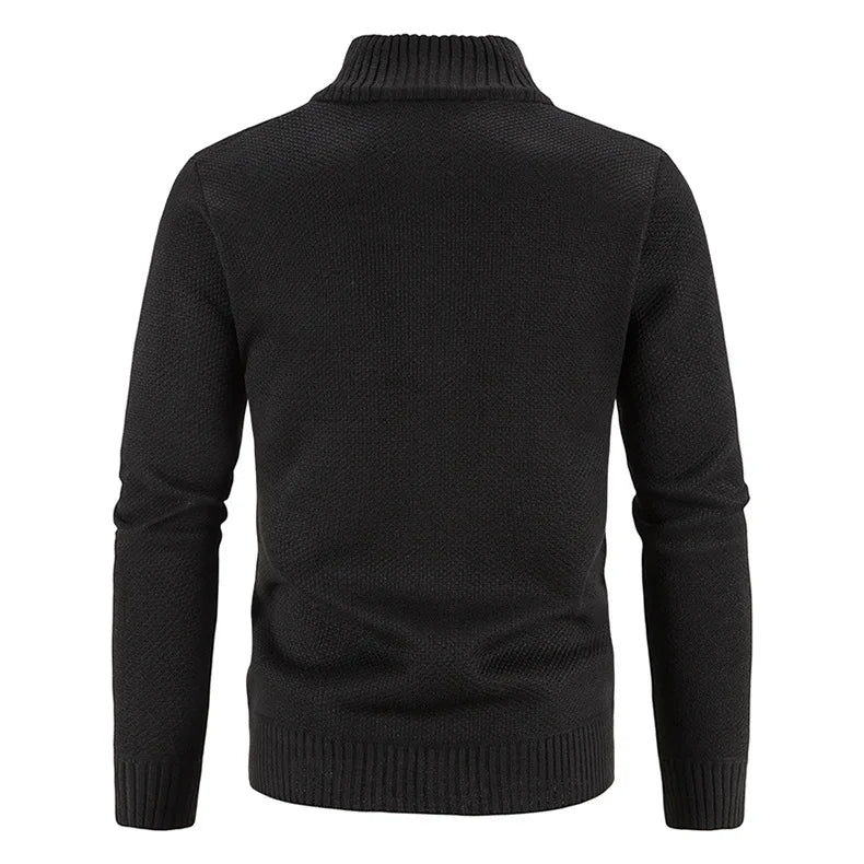Men's Sweaters Jacket Winter Warm Cardigan Zipper Sweaters Jackets Men Slim Fit Knitted Sweater