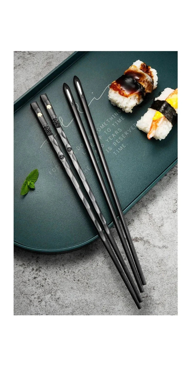 Chopsticks 5Pairs High Quality Non-Slip Home Hotel Restaurant Healthy Food Stick For Sushi Chopsticks