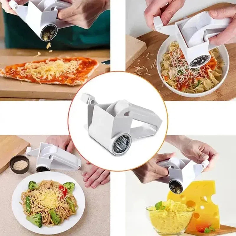 Rotary Grater Handheld, Cheese Grater, Grating Hard Cheese and Chocolate Nuts