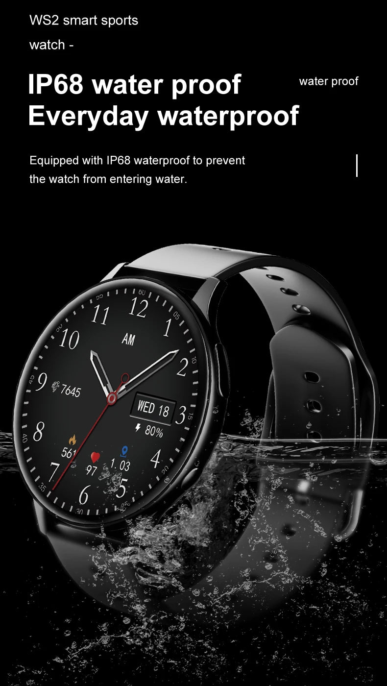 LIGE 2023 NFC Smart Watch Lady Support Recording 1G Local Music Playback Bluetooth Answer Call Watch Women Waterproof Smartwatch