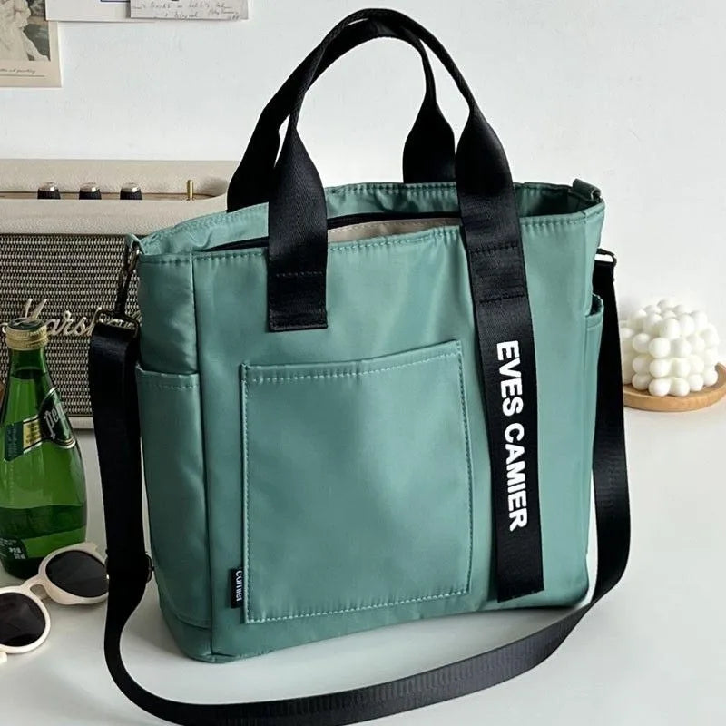 Women Bag Shoulder Casual Tote Large Capacity Bag Nylon Waterproof Canvas Handbag Fashion Bags