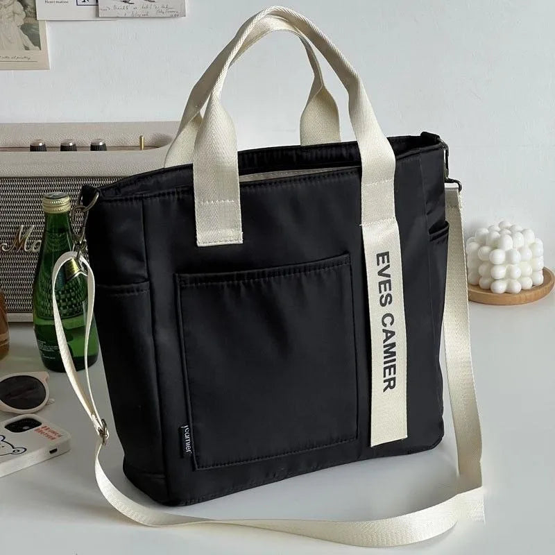 Women Bag Shoulder Casual Tote Large Capacity Bag Nylon Waterproof Canvas Handbag Fashion Bags