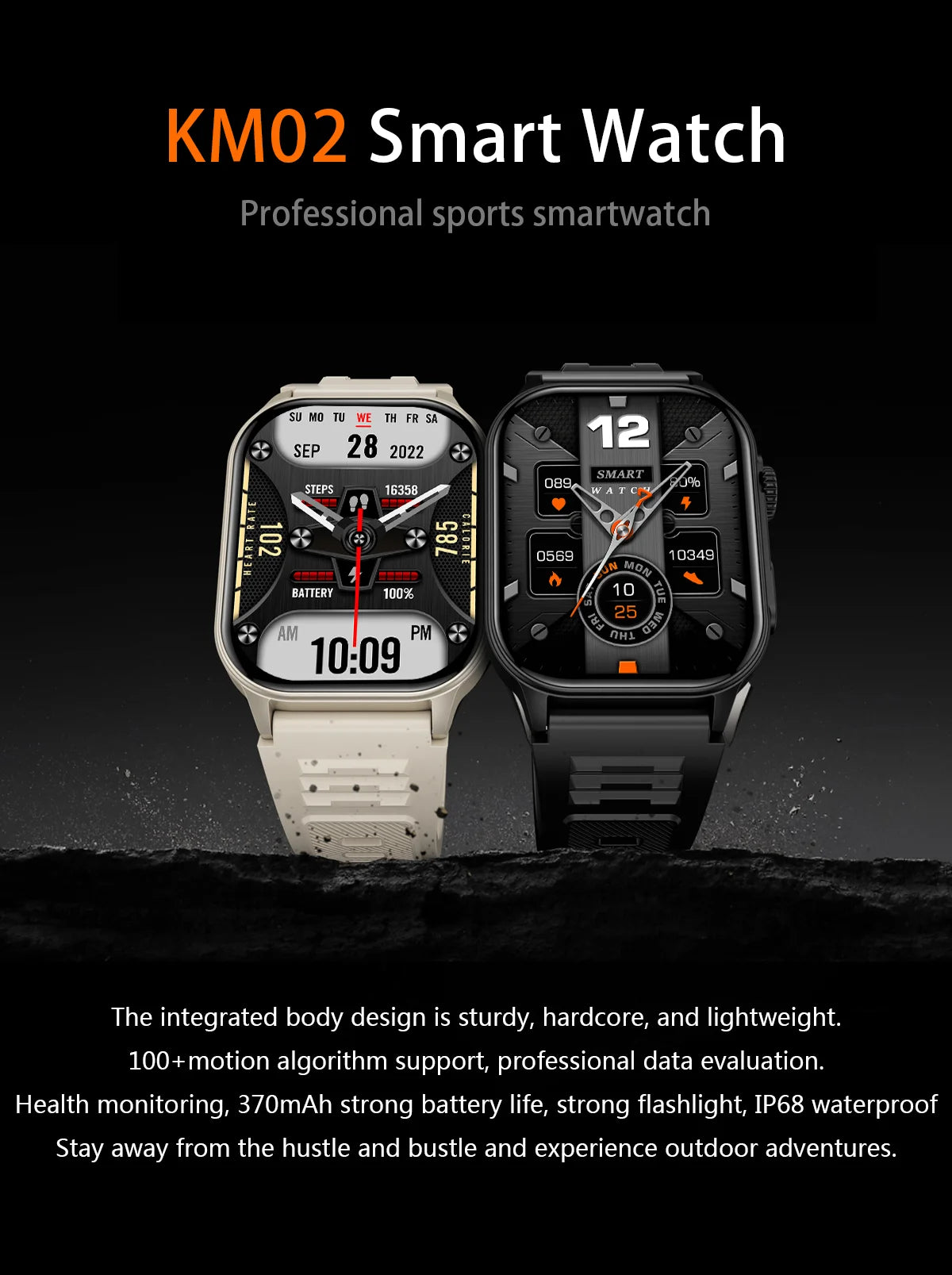 LIGE Smart Watch For Men Women 2.01" HD Display Health Monitor Sport Fitness Watches AI Voice Bluetooth Call Smartwatch Men