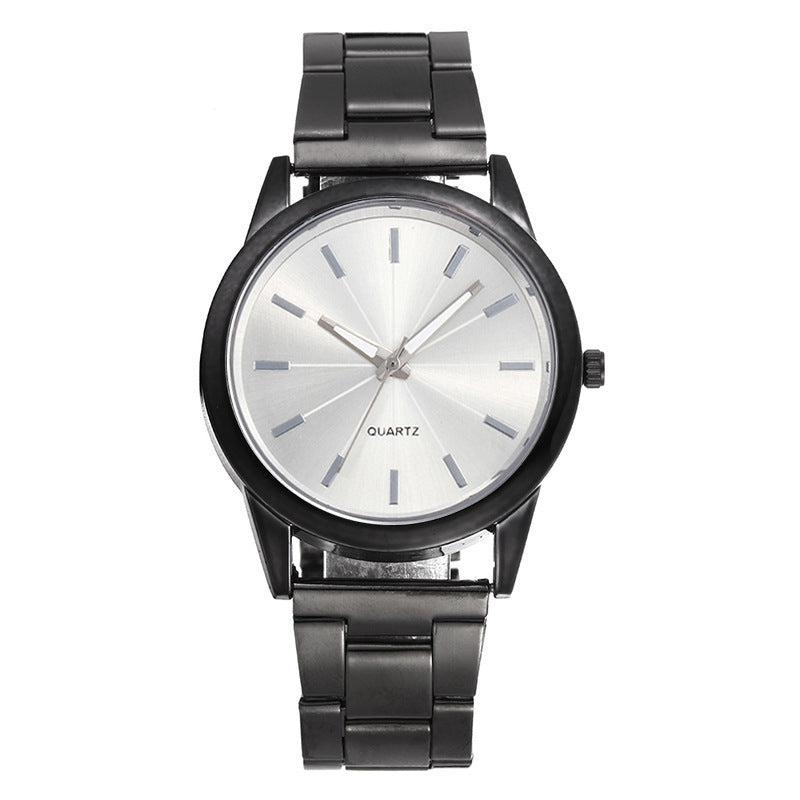 Women's Stainless Steel Quartz Watch-Artificial Jewelry-Yes Yar FZE LLC-Black Shell White Face-Yes Yar FZE LLC